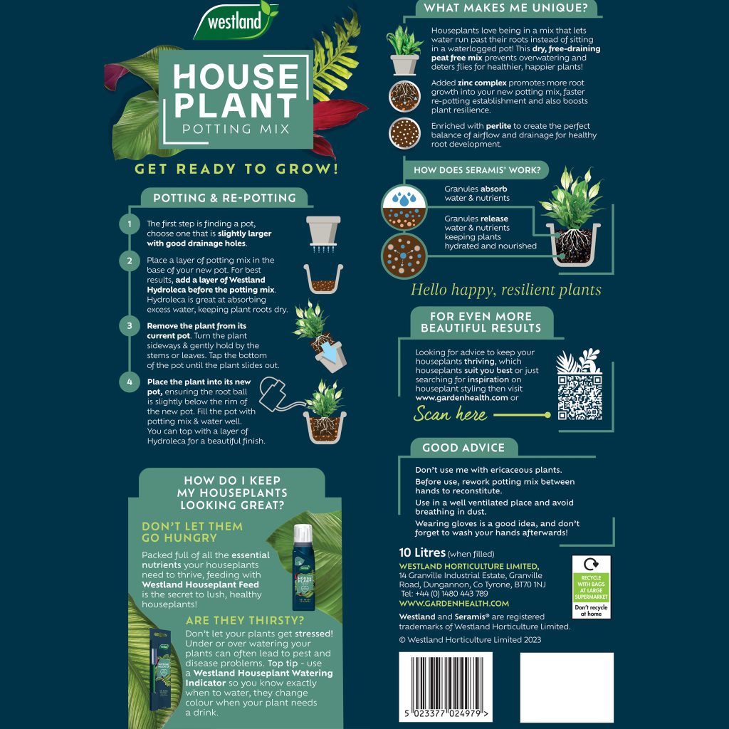 Westland Houseplant Potting Mix 10L