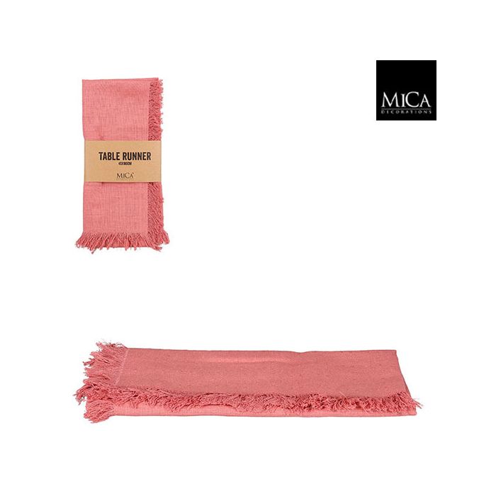 Mica Villia Tablerunner Salmon