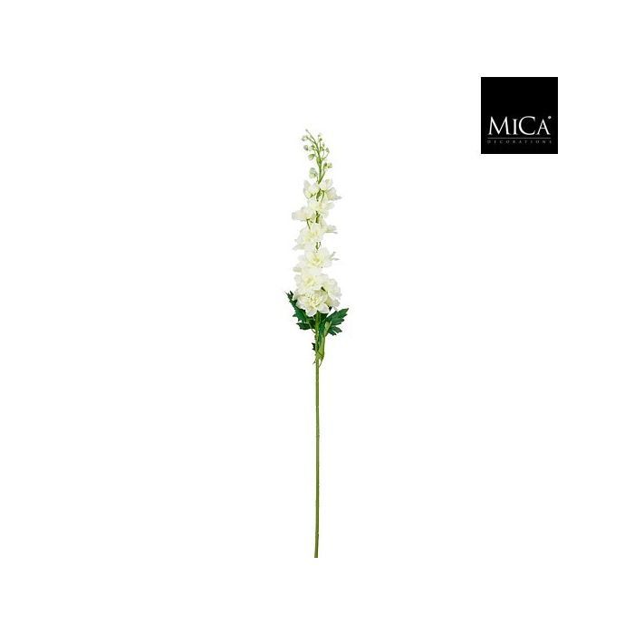 Mica Faux Delphinium Stem Cream 78cm
