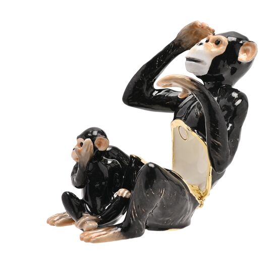 Stratton Treasured Trinkets - Chimpanzee & Baby