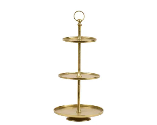 Decoris 3 Tier Cake Stand Gold 30cm x 60cm