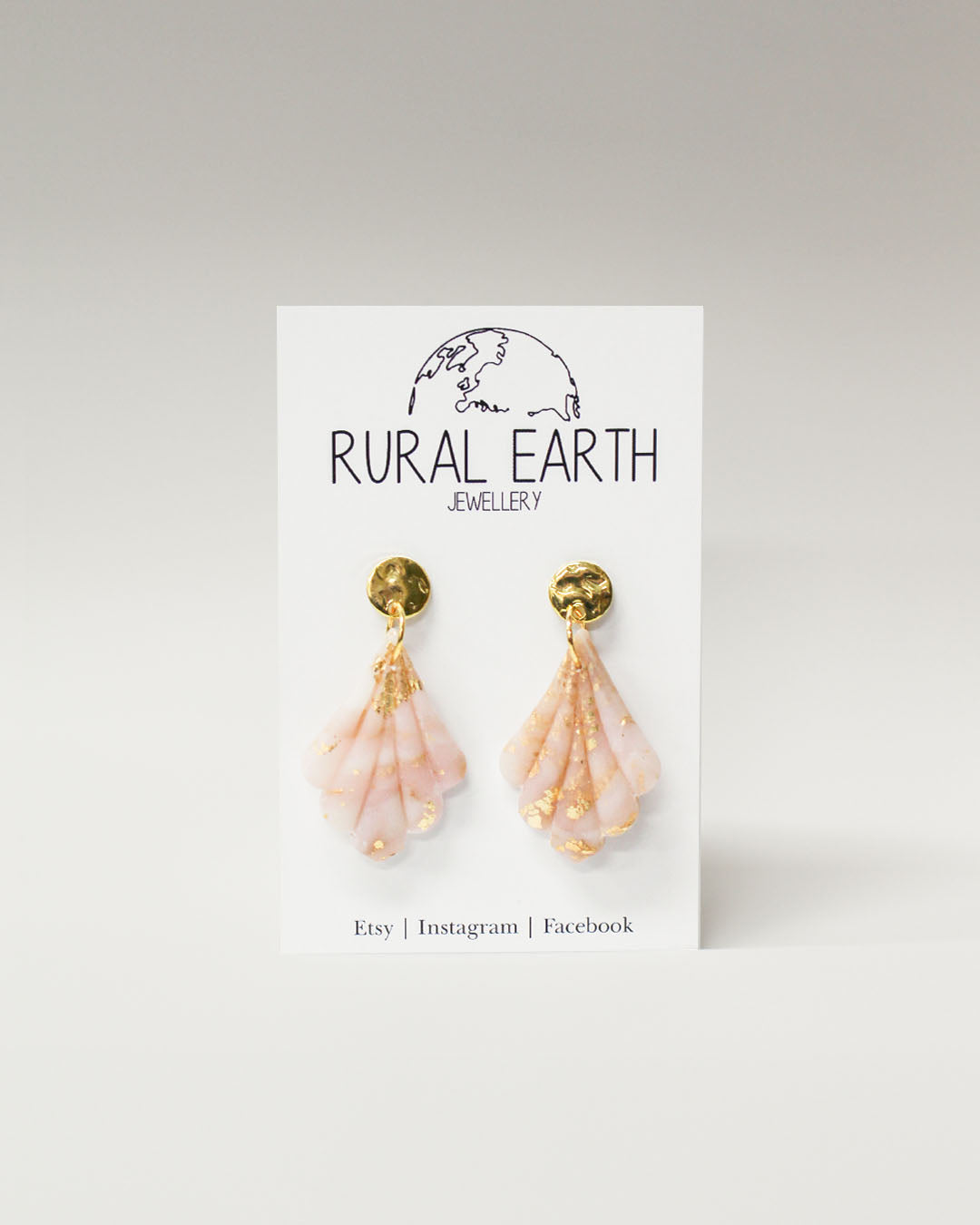 Rural Earth Opal Clear Chandelier Drop Earrings