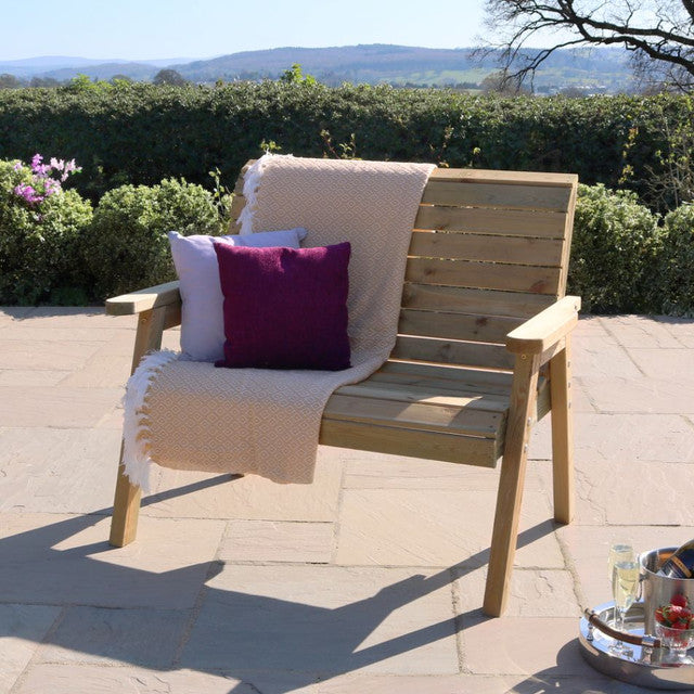 Zest Charlotte 2 Seater Garden Bench