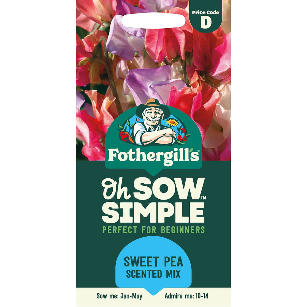 Mr Fothergills Oh Sow Simple Sweet Pea Scented Mix