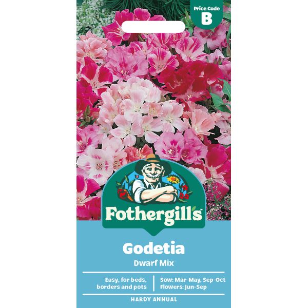 Mr Fothergills Godetia Dwarf Mix
