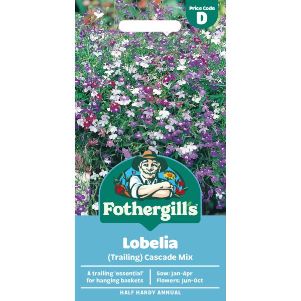 Mr Fothergills Lobelia (Trailing) Cascade Mix