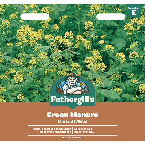 Mr Fothergills Green Manure Mustard (White)