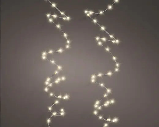Lumineo Micro Wire Extra Dense Warm White String Lights Indoor/Outdoor 378 LED 600cm