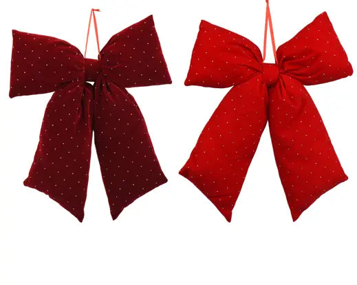 Decoris Padded Bow with Diamante 30cm Single Assorted