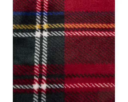 Decoris Throw Flannel Check Red 150cm x 200cm