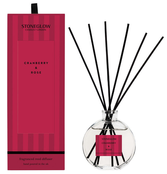 Stoneglow Reed Diffuser Cranberry & Rose Reed Diffuser 120ml