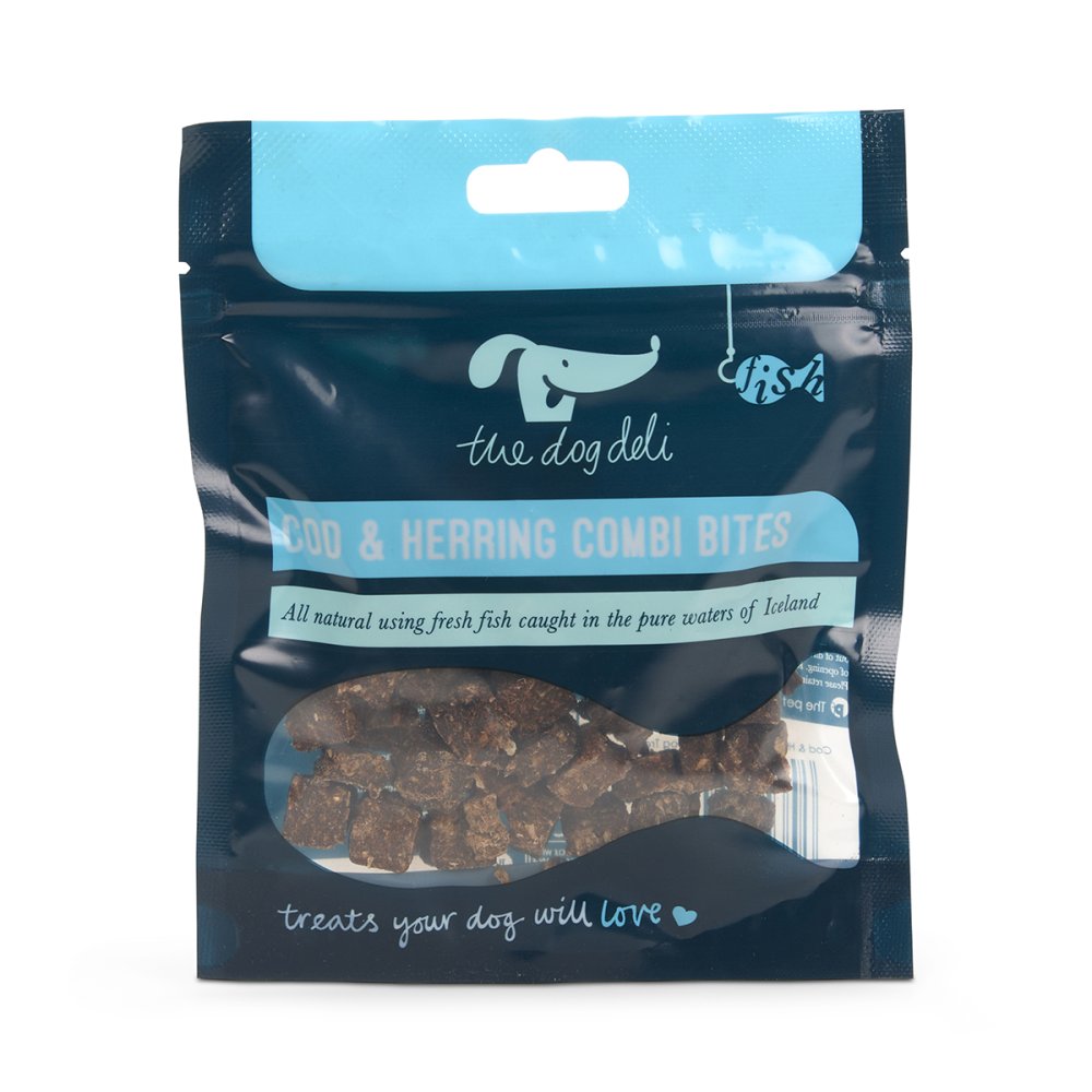 Petface Dog Deli Cod & Herring Combi Bites Dog Treats 60g