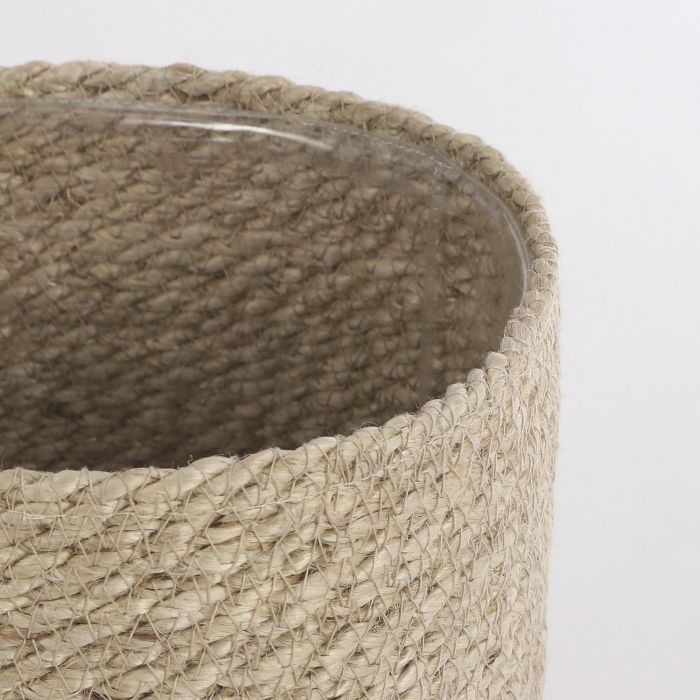 Mica Atlantic Seagrass Plant Basket Cream 18cm