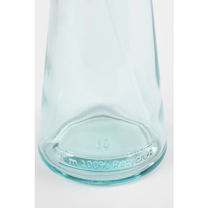 Mica Recycled Glass Oil & Vinegar Bottle Clear