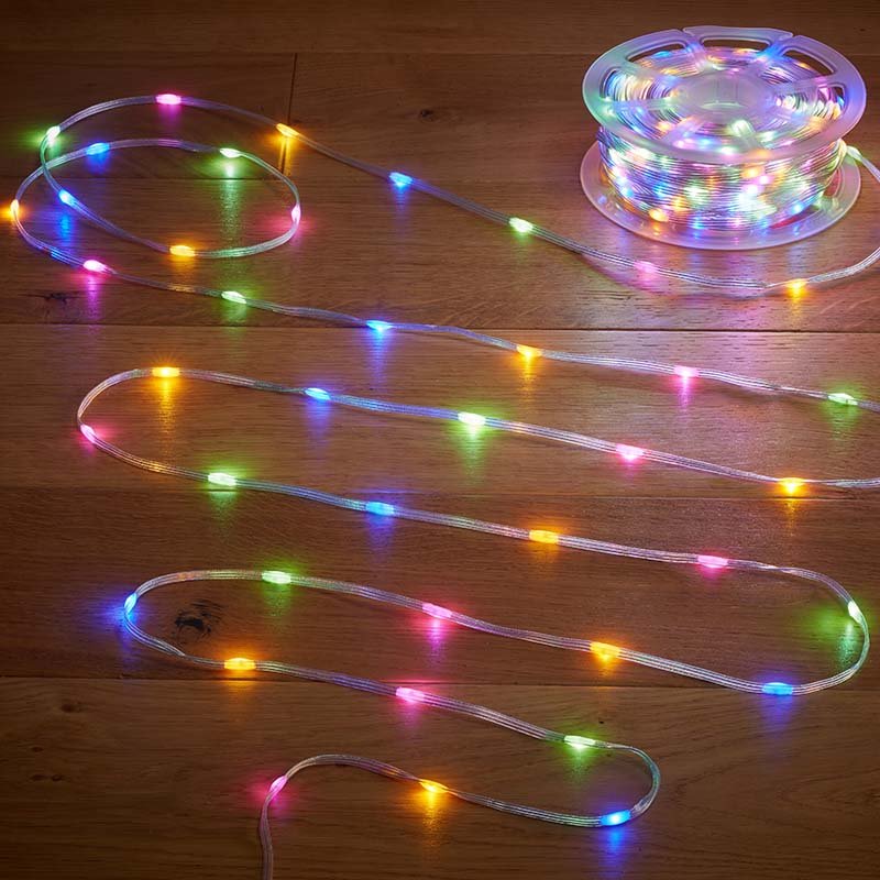 Smart Garden TwoTone Rechargeable String Lights - 100 LEDs - Warm/Multi