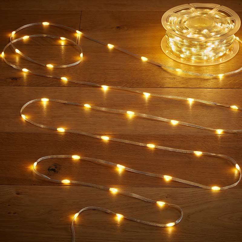 Smart Garden TwoTone Rechargeable String Lights - 100 LEDs - Warm/Multi