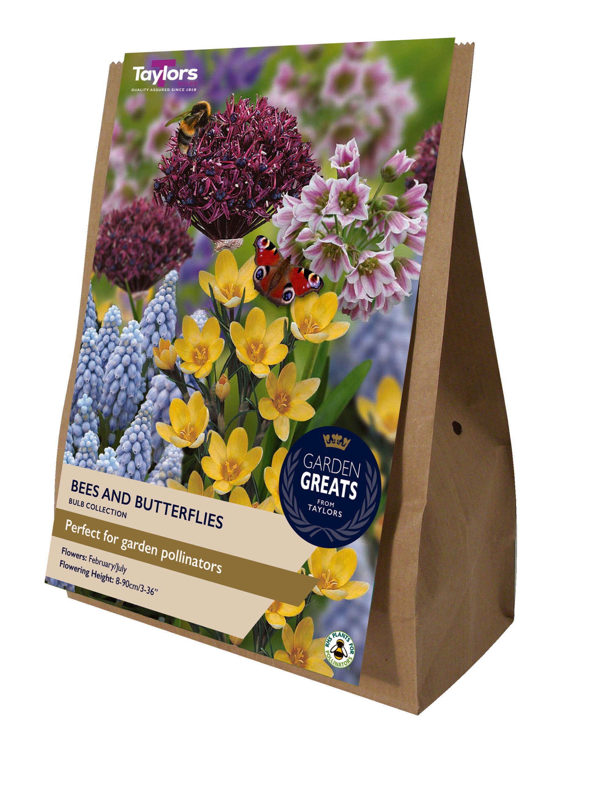 Taylor's Bulbs Garden Greats Pack Bees And Butterflies Collection
