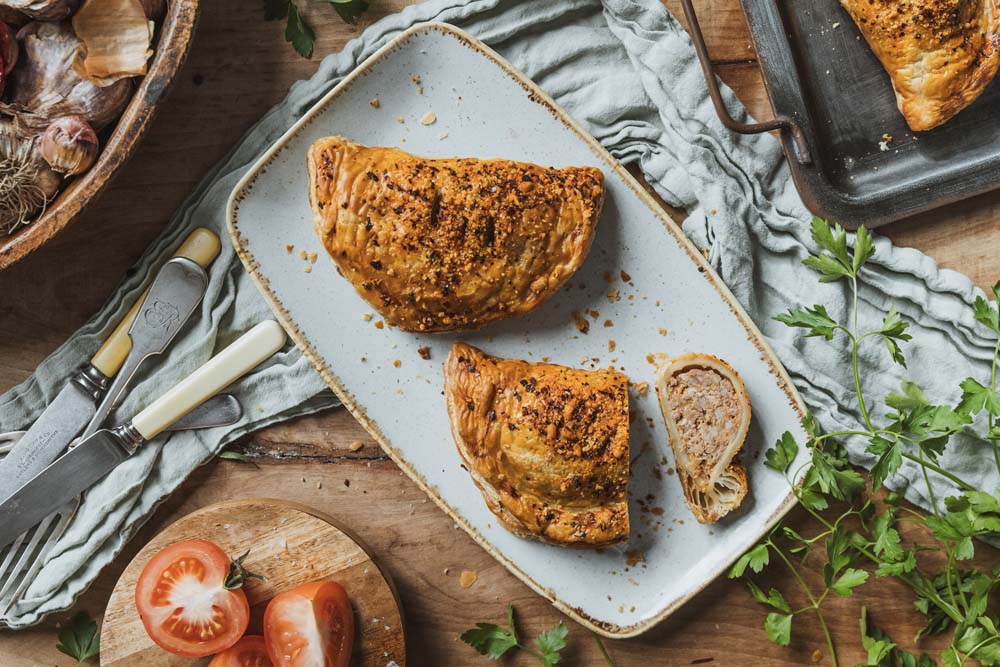 The Original Baker Frozen BBQ Pulled Pork Pasty 2Pk