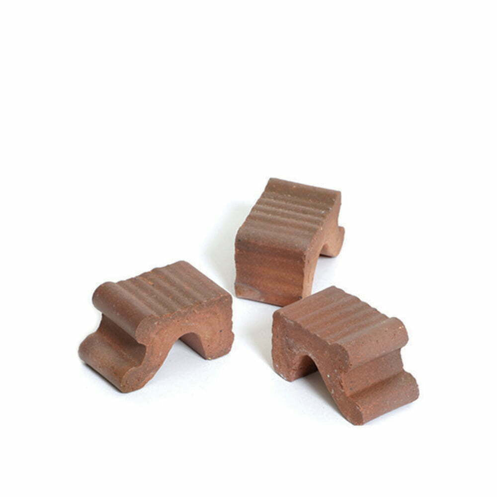 Apta Large Terracotta Feet Pack of 3