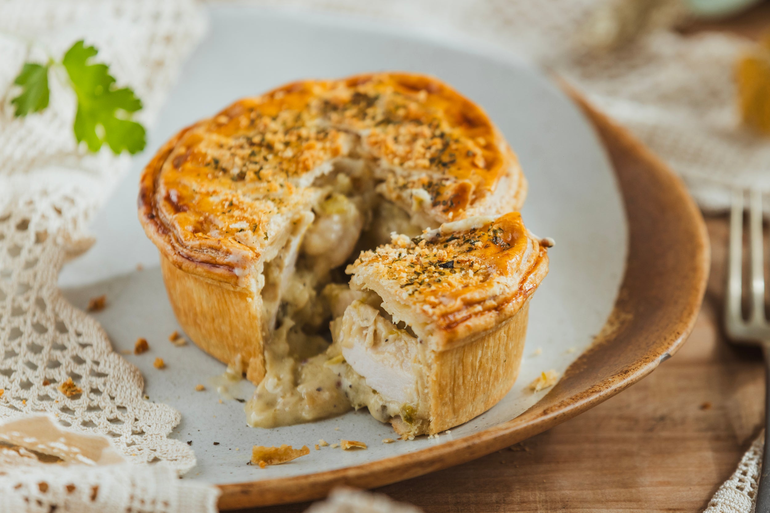 The Original Baker Frozen Chicken & Leek Pie