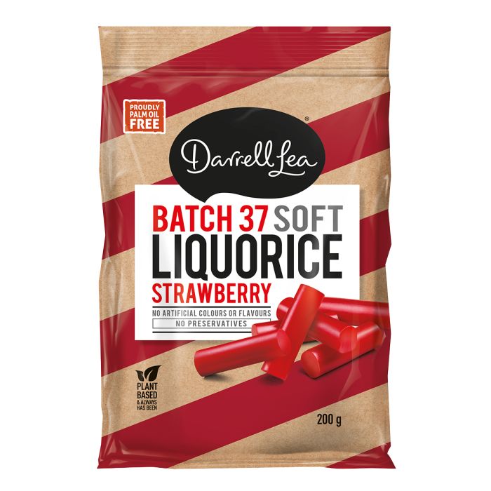 Darrell Lea Soft Strawberry Liquorice 200g