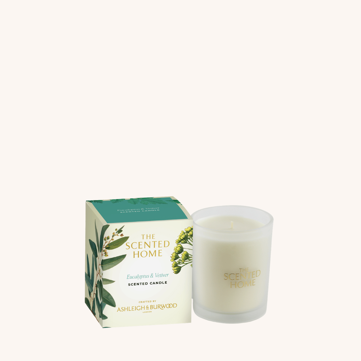 The Scented Home Jar Candle Eucalyptus & Vetiver 170g