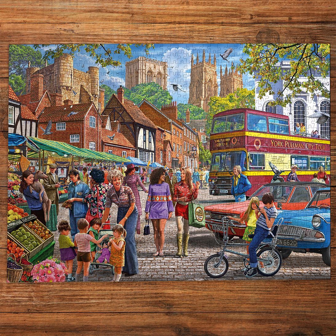 Gibsons York Market 1000 Piece Jigsaw Puzzle