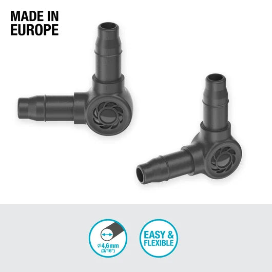 Gardena L-Joint 4.6 mm (3/16") 10pk