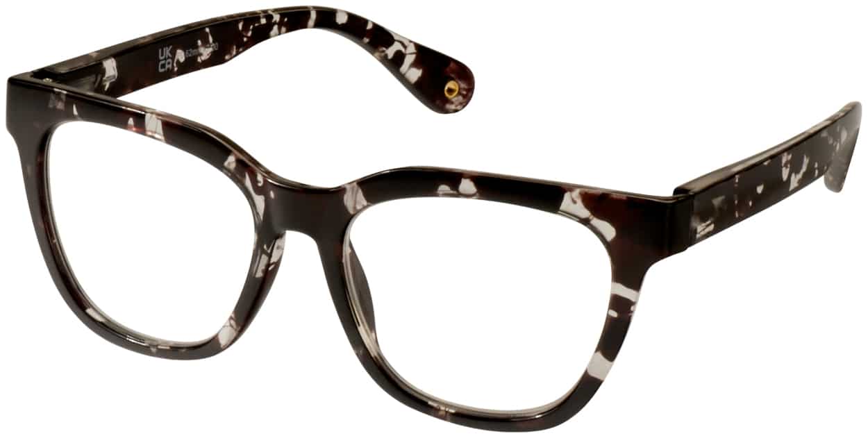 Remaldi Bourne Black Crystal ECO Friendly Reading Glasses