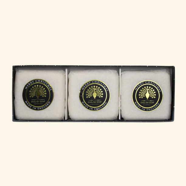 The English Soap Company Winter Village Triple Soap Gift Box