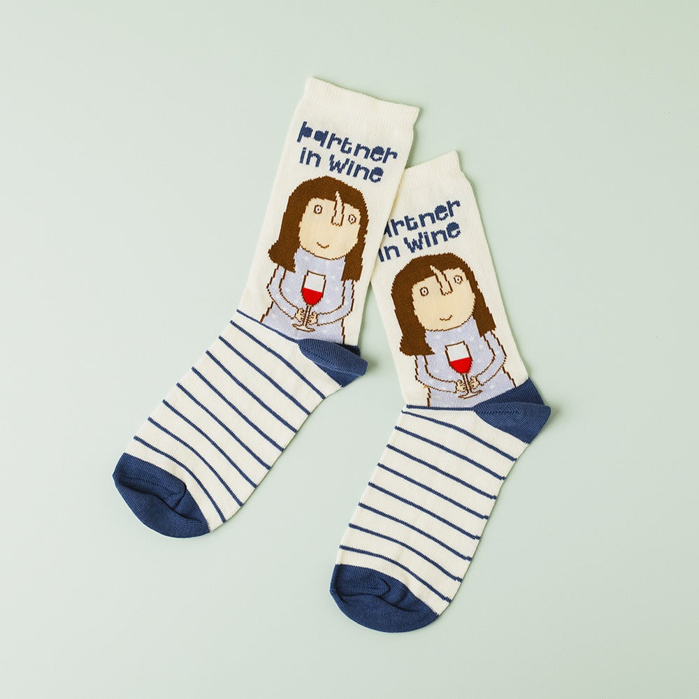 Rosie Made a Thing Partner In Wine Socks