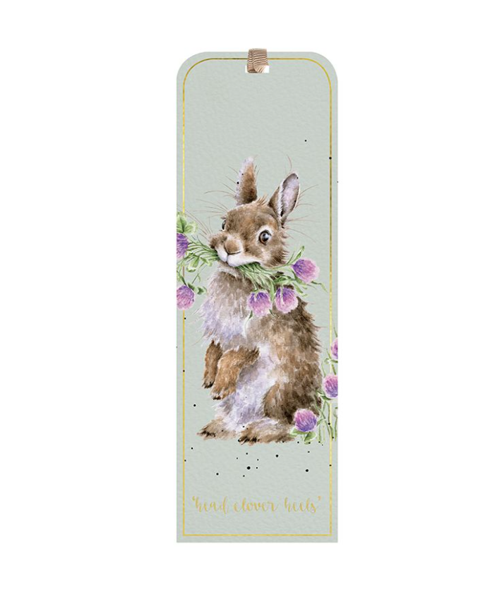 Wrendale 'Head Clover Heels' Rabbit Bookmark