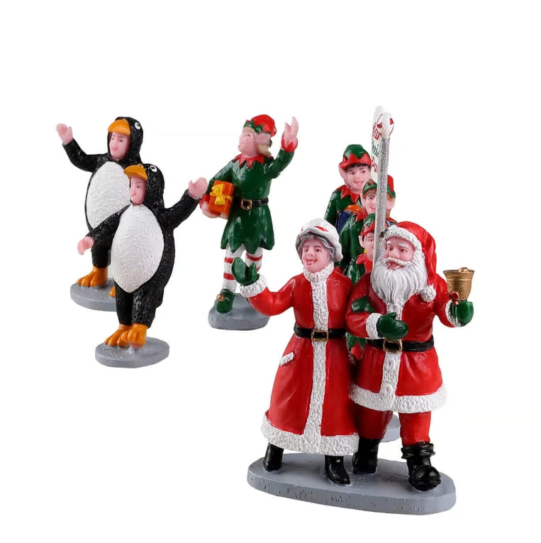 Lemax Santa's Elf Parade Set Of 7 23592