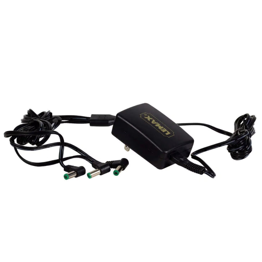 Lemax Expansion Adaptor Black 3-Output UK Plug 94568-UK
