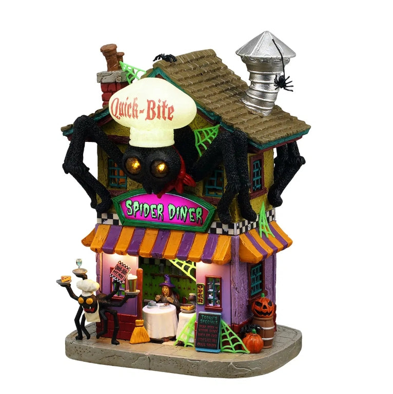 Lemax Quick-Bite Spider Diner With Adaptor 55295-UK