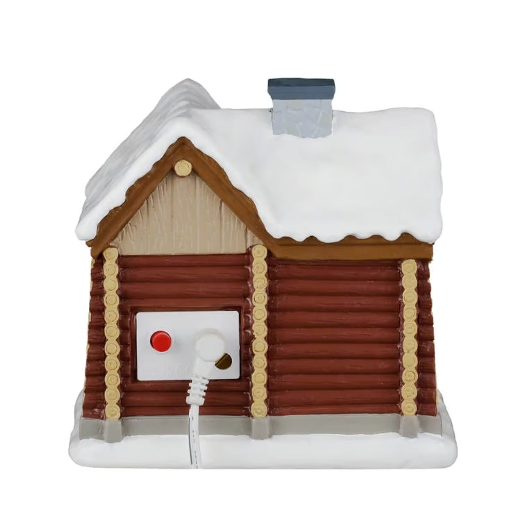 Lemax Snowshoe Cabin AC Adaptable 64680