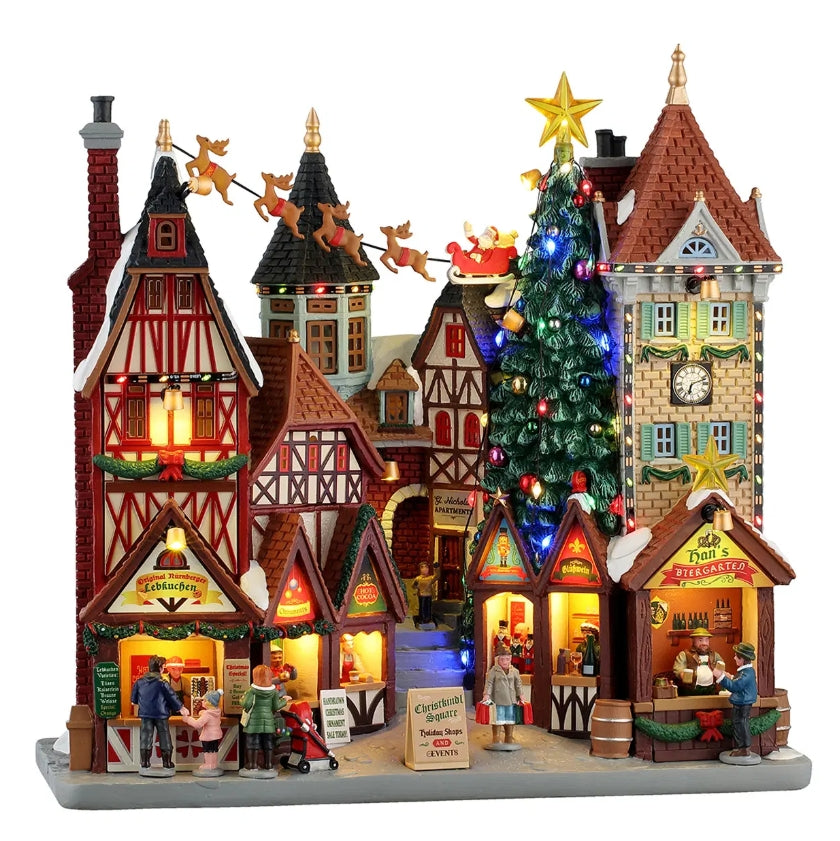 Lemax Christkindl Square Facade 55319