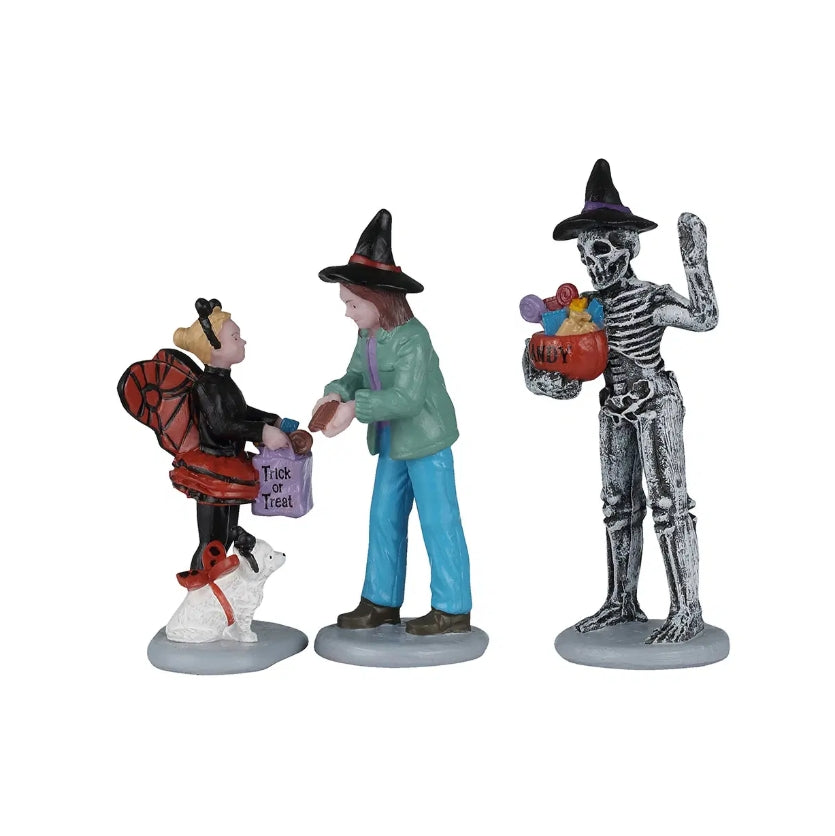 Lemax Trick Or Treat Night Set Of 3 62610