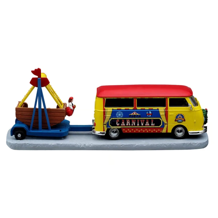 Lemax Towing Van With Carnival Ride 63818
