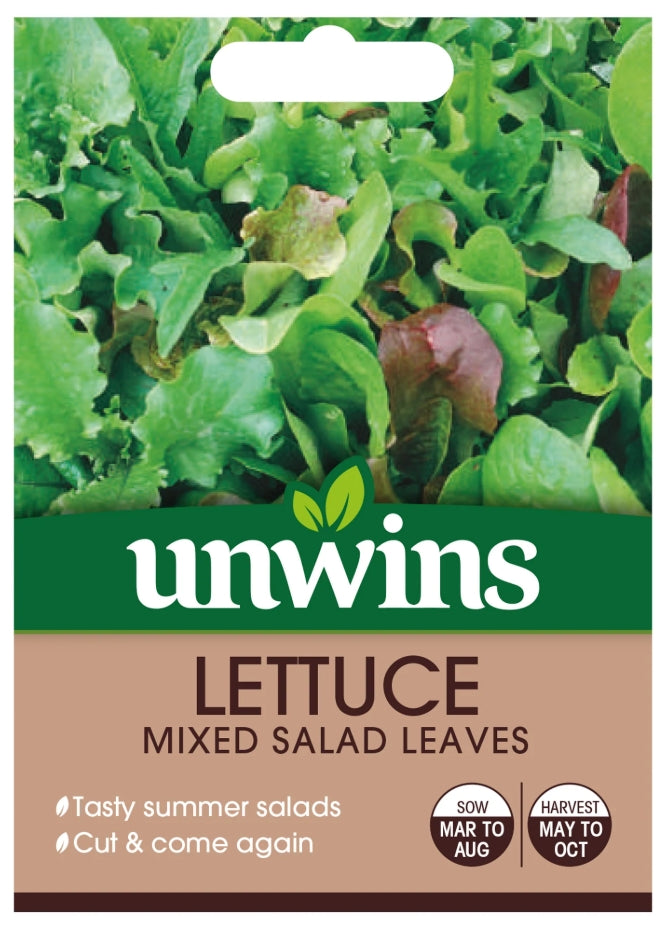 Unwins Lettuce Leaves Mixed Salad Leaves Seeds