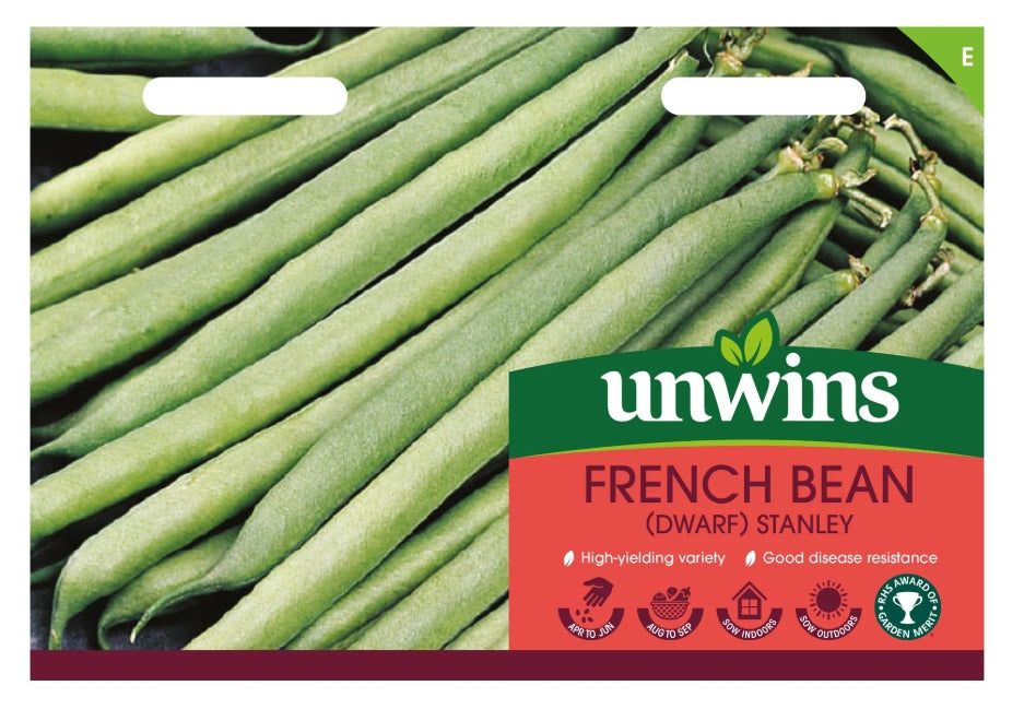 Unwins Dwarf French Bean Stanley Seeds