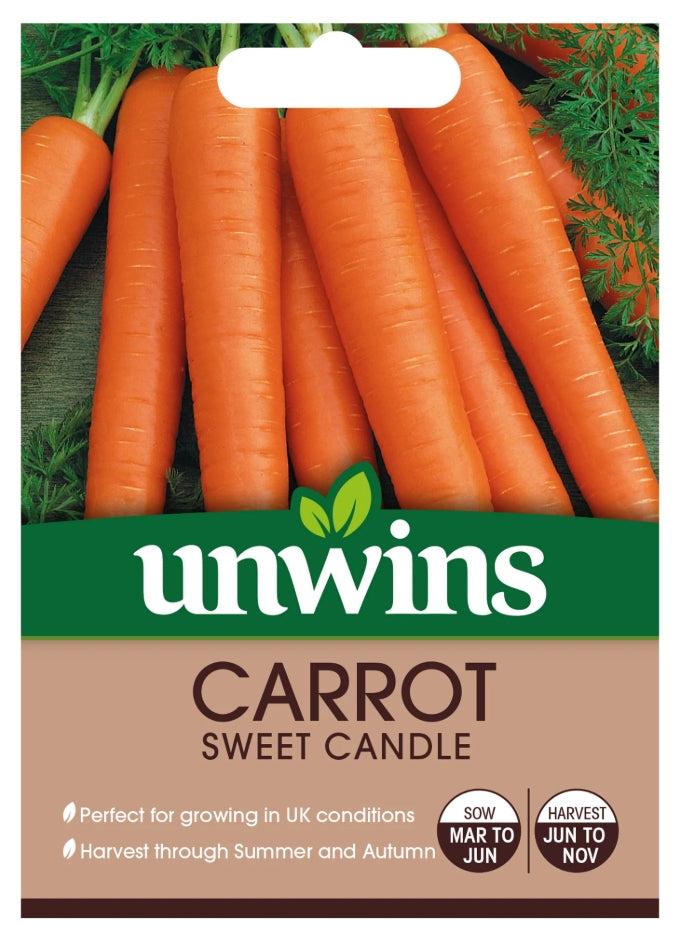 Unwins Carrot Sweet Candle Seeds