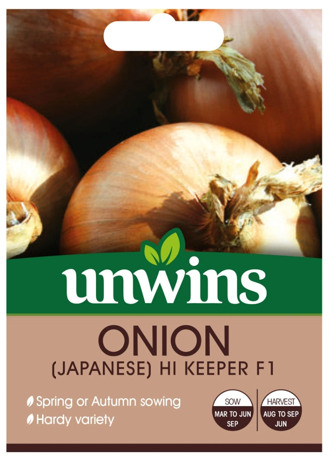 Unwins Onion Japanese Hi Keeper Seeds