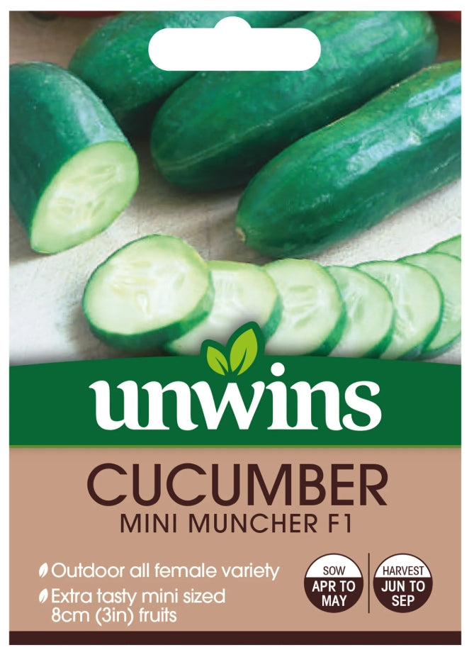 Unwins Mini Cucumber Mini Muncher F1 Seeds