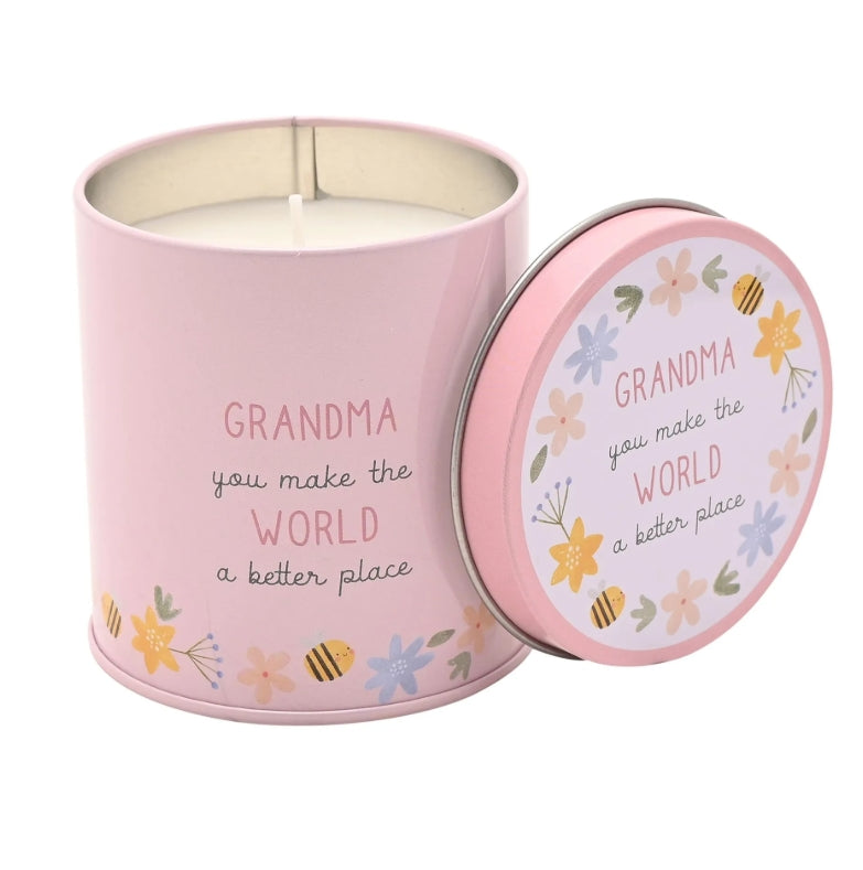 Celebrations Love Life Tin Candle - Grandma