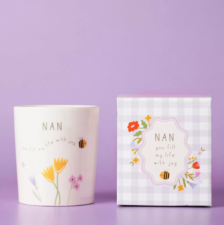 Celebrations Love Life Ceramic Candle 190g - Nan