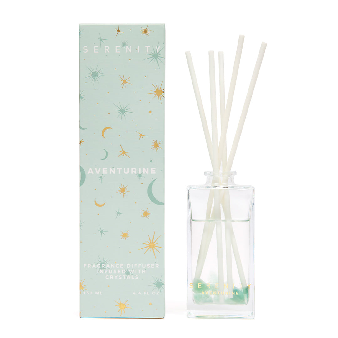 Serenity Crystal Diffuser Abundance Aventurine 130ml