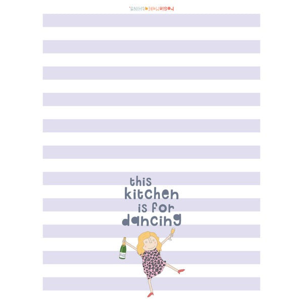 Rosie Made a Thing Kitchen Dancing Tea Towel