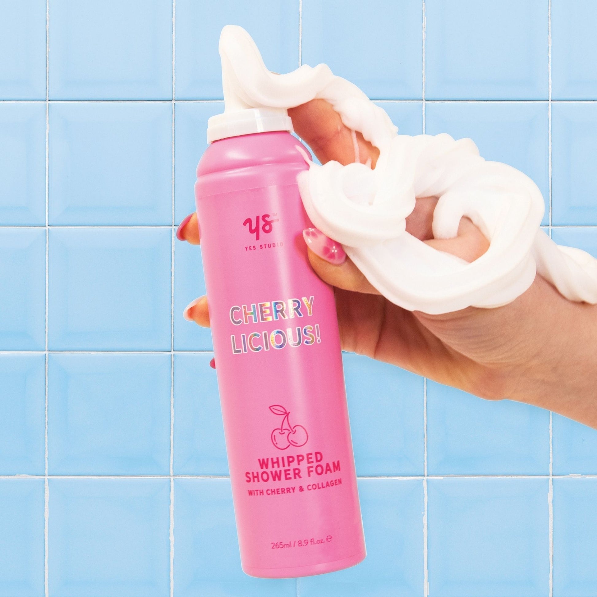 Yes Studio Whipped Shower Foam Cherry + Collagen 265ml