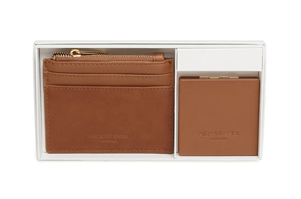 Alice Wheeler Verona Coin Purse & Vienna Compact Mirror Gift Set